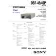 SONY DSR45 Service Manual