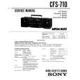 SONY CFS710 Service Manual