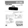 SONY CFS204S Service Manual