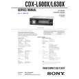 SONY CDXL600X Service Manual