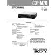 SONY CDPM70 Service Manual