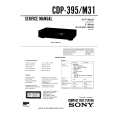 SONY CDP395 Service Manual