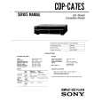 SONY CDP-CA7ES Service Manual