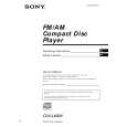 SONY CDXL600X Owner's Manual