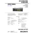 SONY CDXGT400 Service Manual