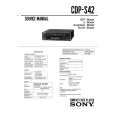 SONY CDP-S42 Service Manual