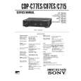 SONY CDPC77ES Service Manual