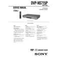 SONY DVP-NS715P Owner's Manual