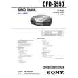 SONY CFDS550