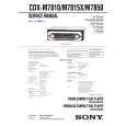 SONY CDXM7810 Service Manual