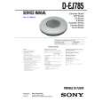 SONY DEJ785 Service Manual