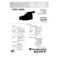 SONY CCDF335E Service Manual