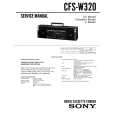 SONY CFSW320 Service Manual