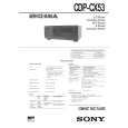 SONY CDPCX53 Service Manual