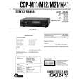 SONY CDPM41 Service Manual