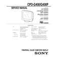 SONY CPDG400 Service Manual