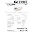 SONY CAVM1000ES Service Manual