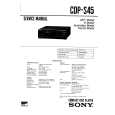 SONY CDPS45 Service Manual