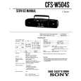 SONY CFSW504S Service Manual