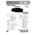 SONY CFDDW83 Service Manual