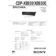 SONY CDPXB930/E Service Manual