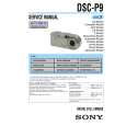 SONY DSCP9 Service Manual