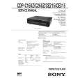 SONY CDPC160Z Service Manual