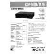 SONY CDPM78 Service Manual