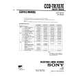 SONY CCDTR707E Service Manual