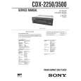 SONY CDX2250 Service Manual