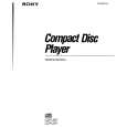 SONY CDP-397 Owner's Manual