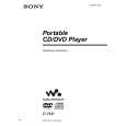 SONY D-VM1 Owner's Manual