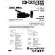 SONY CCDFX420 Service Manual