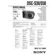 SONY DSCS30 Service Manual