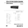 SONY CDXC580RW Service Manual