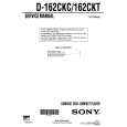 SONY D162CKC Service Manual