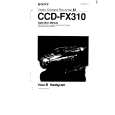 SONY CCD-FX310 Owner's Manual