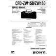 SONY CFDZW150 Service Manual