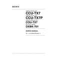 SONY CCUTX7 VOLUME 1 Service Manual