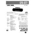 SONY CFDD77 Service Manual