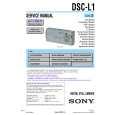 SONY DSCL1 Service Manual