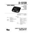 SONY D-137CR Service Manual