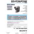 SONY DCRPC350 Service Manual