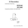 ELECTROLUX EFC0406X/S Owner's Manual