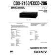 SONY CDX2160 Service Manual