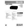 SONY CDXA100 Service Manual