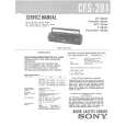 SONY CFS201 Service Manual