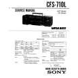 SONY CFS710L Service Manual