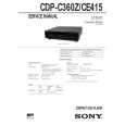 SONY CDP-CE415 Service Manual