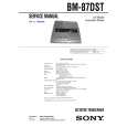 SONY BM87DST Service Manual